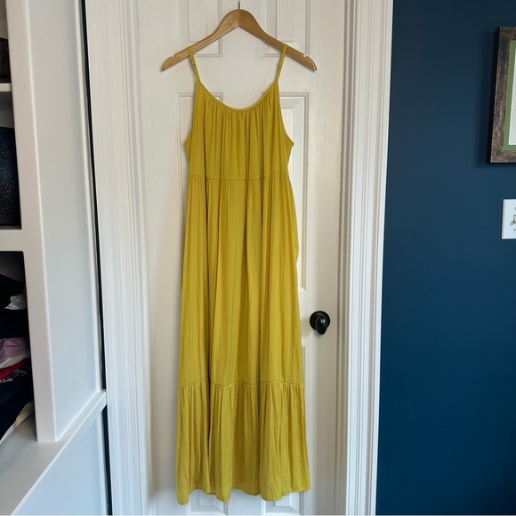 saltwater LUXE Celine Dotted Citrus Maxi Dress EUC - Picture 3 of 8